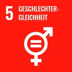 SDG 5 Icon Ziel 5 Ziele für nachhaltige Entwicklung digikids