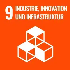 SDG 9 Icon Ziel 9 Ziele für nachhaltige Entwicklung digikids